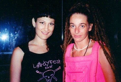 Princess with Ari-Up from the Slits at Ladyfest*East